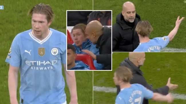 De Bruyne tức giận với Pep Guardiola - Bóng Đá