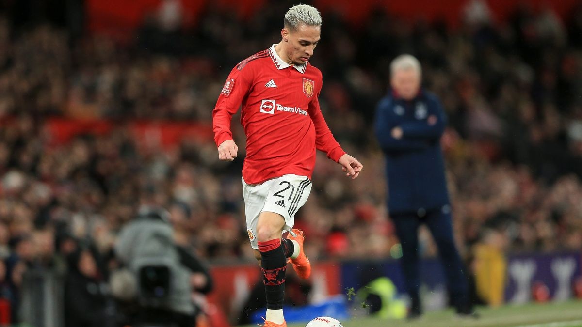 Man Utd winger Antony 