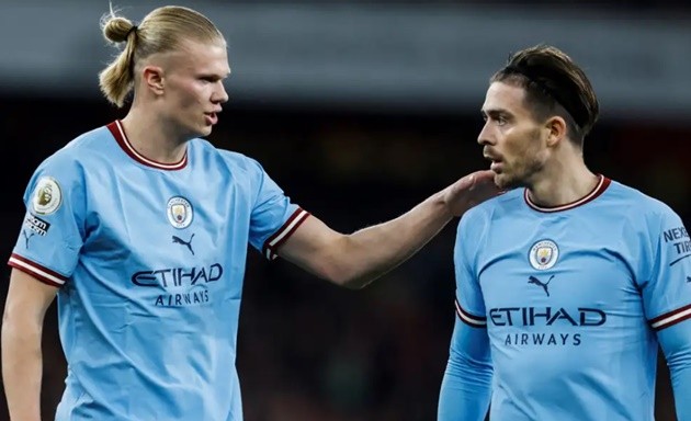 Jack Grealish tells Erling Haaland to 'shut up and sit in an ice bath' - Bóng Đá