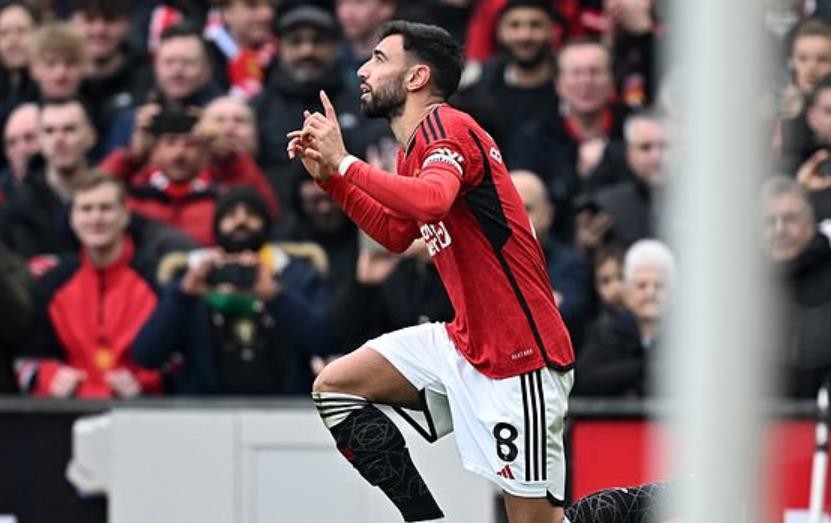 TRỰC TIẾP Man United 1-0 Everton (H1): Bruno ghi bàn - Bóng Đá