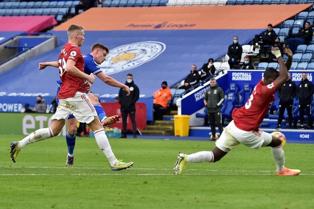 Pha phòng ngự hài hước của Maguire vs Leicester - Bóng Đá