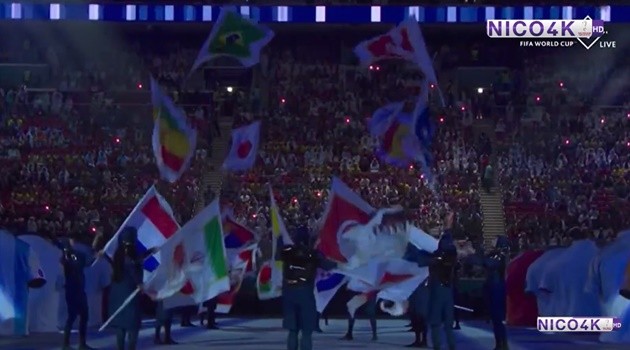 Ảnh khai mạc WC - Bóng Đá