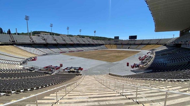 Estadi Olímpic Lluís Companys Barcelona's home this season  - Bóng Đá