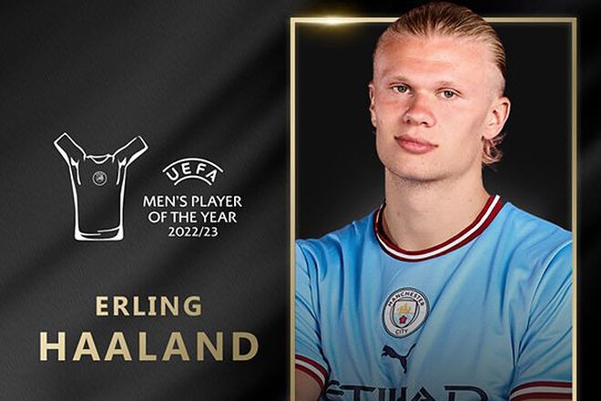 Erling Haaland named UEFA player of the year - Bóng Đá