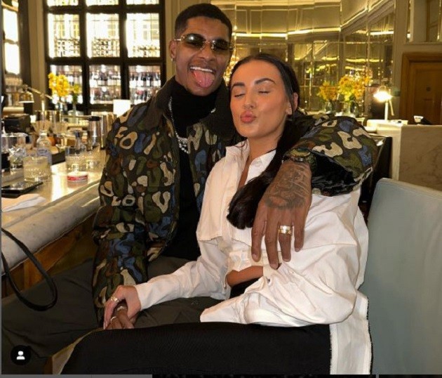 Marcus Rashford sparks rumours he’s back with ex-fiancée after booking out entire posh restaurant for romantic date - Bóng Đá