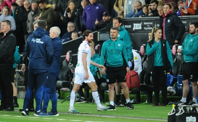Watch moment huge 30-man brawl erupts in crazy Swansea vs Preston - Bóng Đá