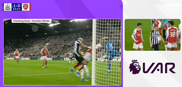 MARK CLATTENBURG: Newcastle's goal against Arsenal should have been disallowed for Joelinton's push on Gabriel - Bóng Đá