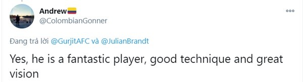 Fan Arsenal phấn khích với Julian Brandt - Bóng Đá