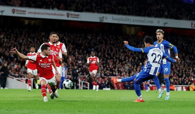5 điểm nhấn Arsenal 1-3 Brighton: 'Cánh én' Nketiah; Quyết định phản tác dụng - Bóng Đá
