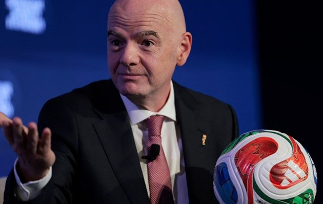 Infantino, phát biểu tại một hội nghị ở Washington DC hồi đầu tháng này