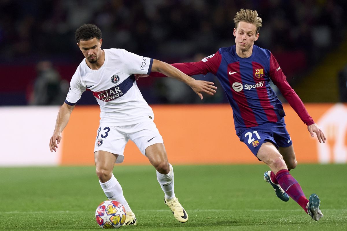 Frenkie de Jong reacts to Barcelona’s Champions League defeat to PSG - Bóng Đá