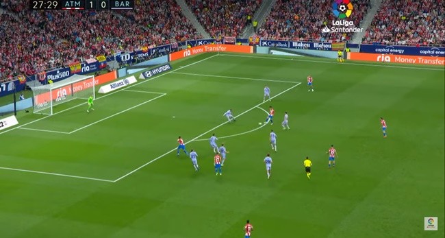 Atletico đã xé toang hàng phòng ngự Barca như thế nào? - Bóng Đá