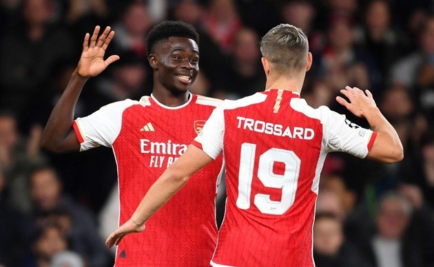  Leandro Trossard on Bukayo Saka assisting all of his goals this season: - Bóng Đá