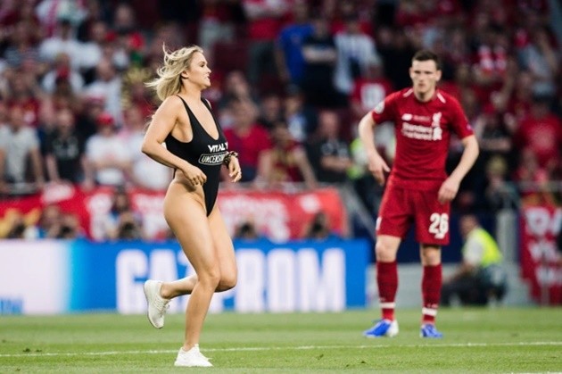 Kinsey Wolanski after she streaked at the Champions League final in 2019. - Bóng Đá