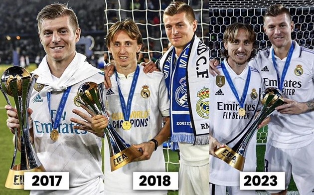 The only player to win SIX Club World Cups: TONI KROOS - Bóng Đá