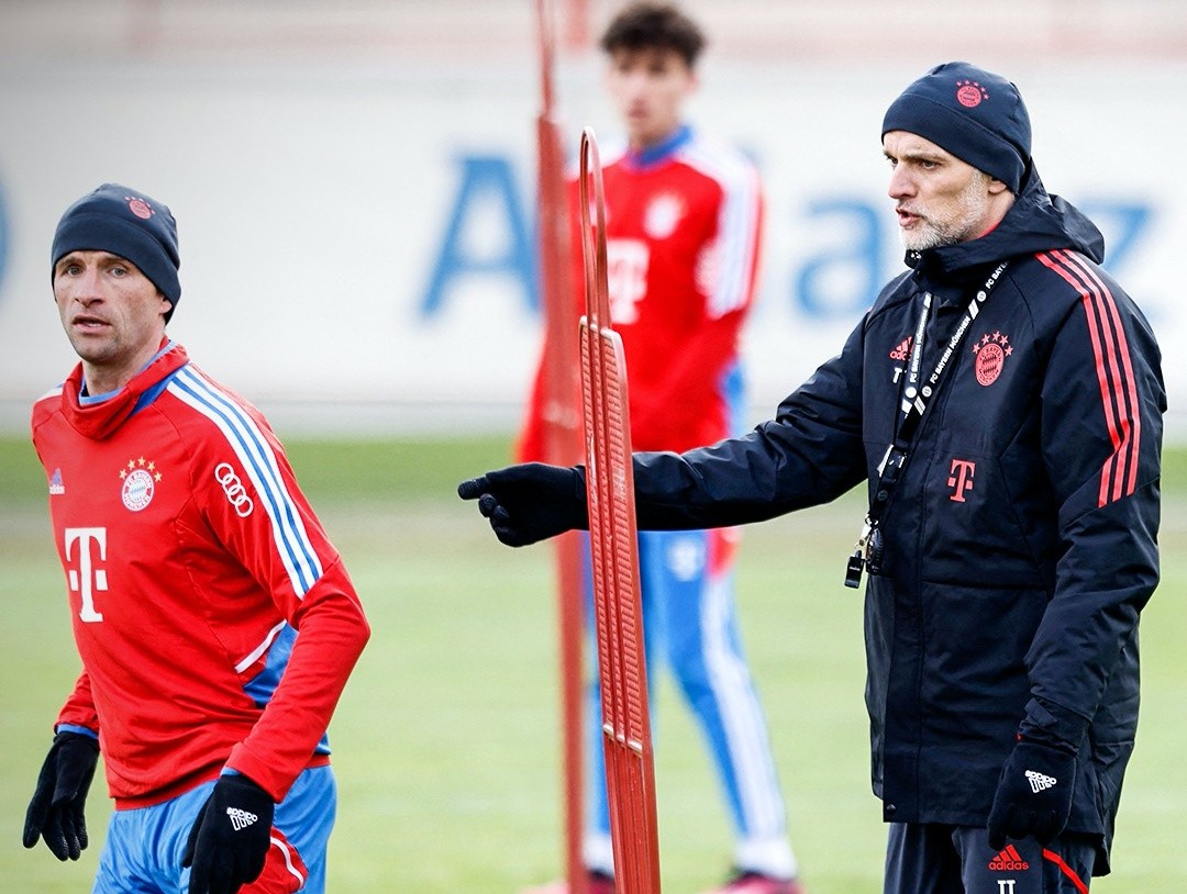 Hình ảnh bất ngờ của Tuchel trong buổi tập đầu ở Bayern Munich - Bóng Đá
