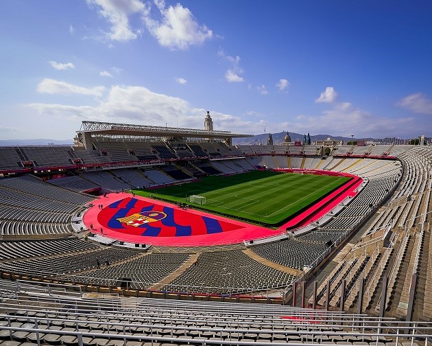 Estadi Olímpic Lluís Companys Barcelona's home this season  - Bóng Đá