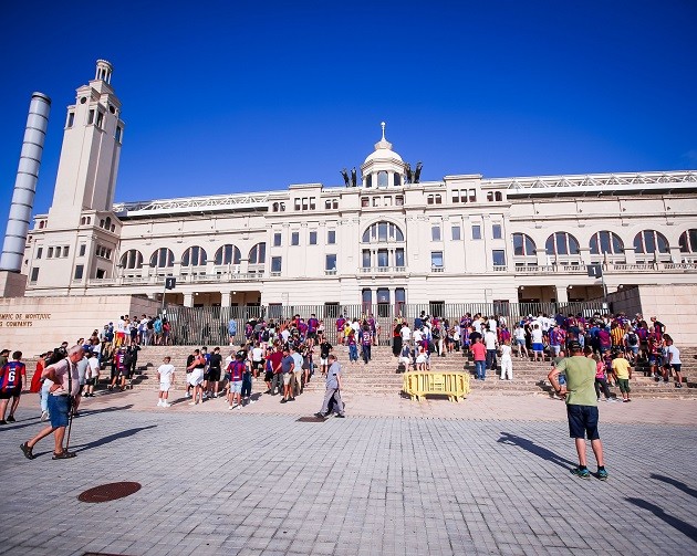 Estadi Olímpic Lluís Companys Barcelona's home this season  - Bóng Đá