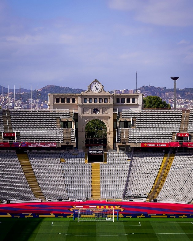 Estadi Olímpic Lluís Companys Barcelona's home this season  - Bóng Đá
