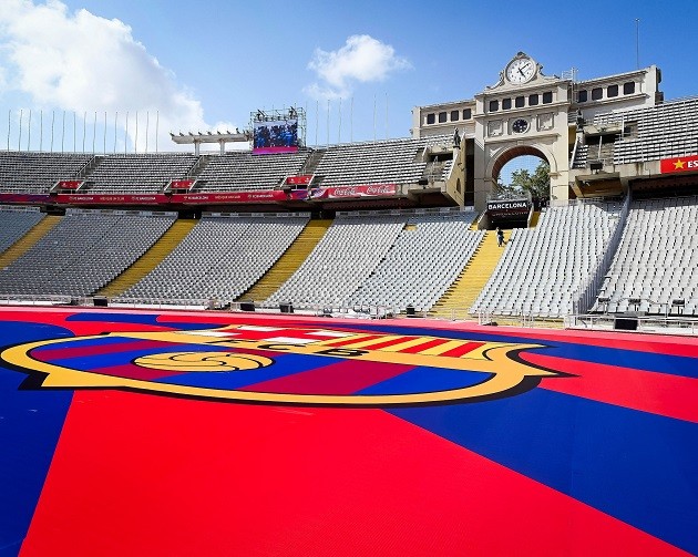 Estadi Olímpic Lluís Companys Barcelona's home this season  - Bóng Đá