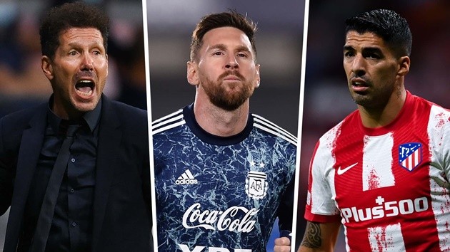 Simeone: I asked Suarez to see if Messi wanted to join Atletico Madrid - Bóng Đá