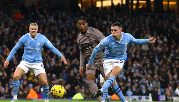 TRỰC TIẾP Man City 2-1 Tottenham (H1): Foden lên tiếng - Bóng Đá