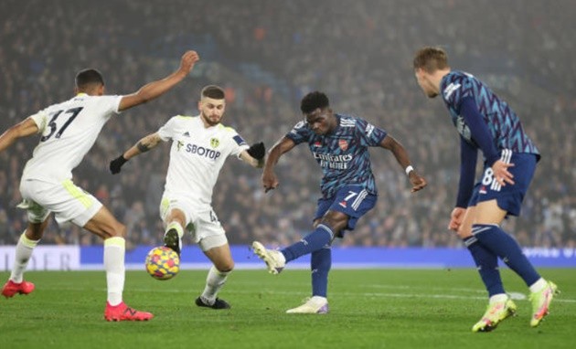Arsenal bị cấm ăn mừng, Saka biểu diễn ma thuật - Bóng Đá
