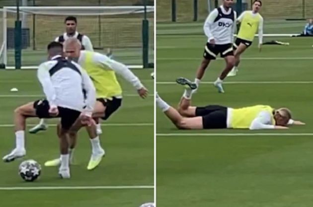 Mahrez ‘proves Erling Haaland is human’ ahead of Champions League final with fans in stitches at Grealish’s reaction - Bóng Đá