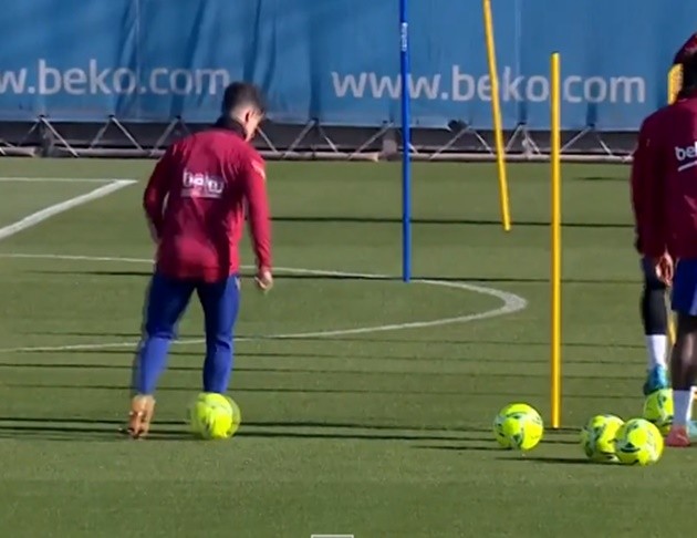 Coutinho và Griezmann tập luyện - Bóng Đá