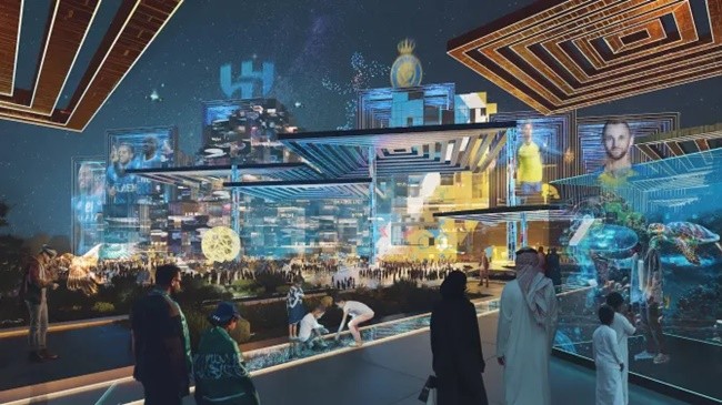 Cristiano Ronaldo’s Al-Nassr set to play in brand new 45,000-seater stadium built on 200-metre cliff with LED walls - Bóng Đá