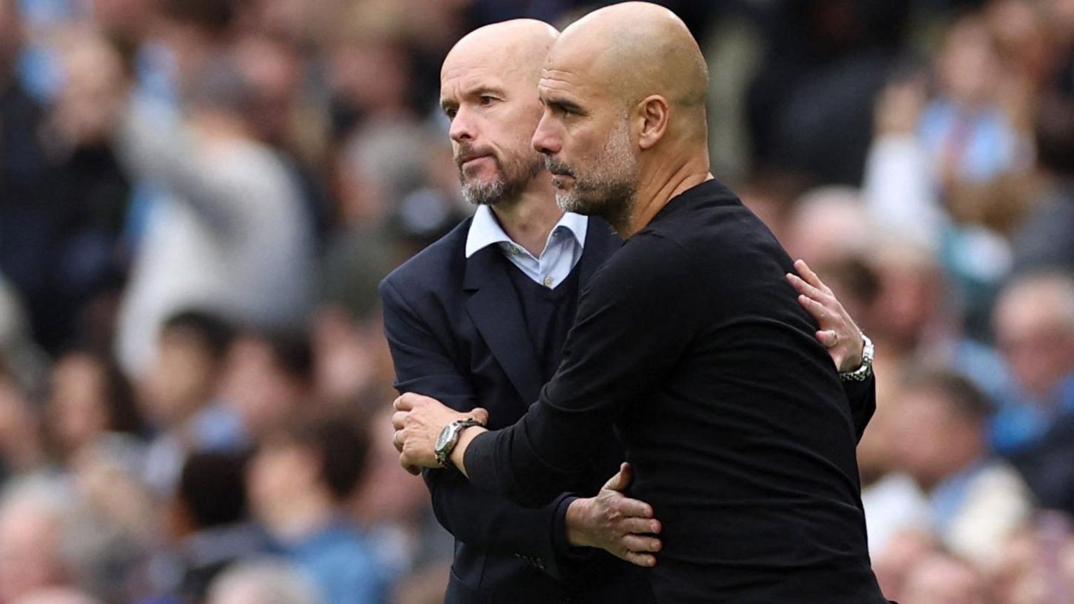 Pep Guardiola backs Sir Jim Ratcliffe to bridge the gap between rivals Man United and Man City after completing his partial takeover  - Bóng Đá