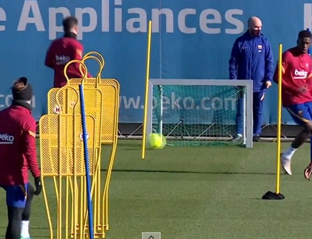 Coutinho và Griezmann tập luyện - Bóng Đá