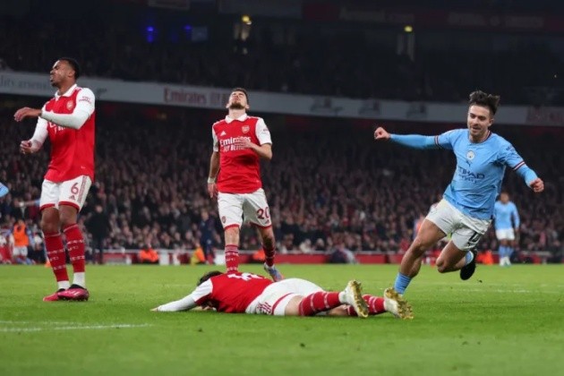 5 trận đấu gần nhất giữa Man City và Arsenal - Bóng Đá