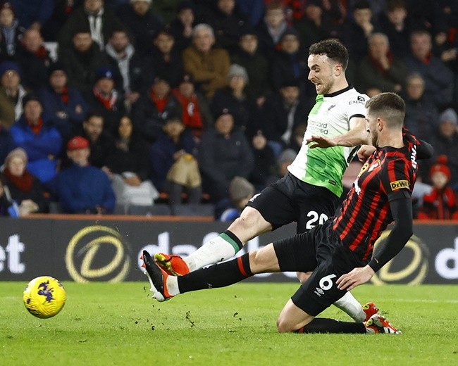 Bournemouth 0-3 Liverpool (H2): Jota lập cú đúp - Bóng Đá