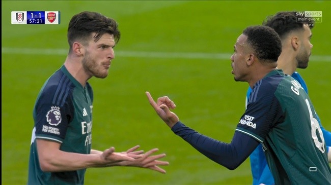 Gabriel calls out Declan Rice - Bóng Đá