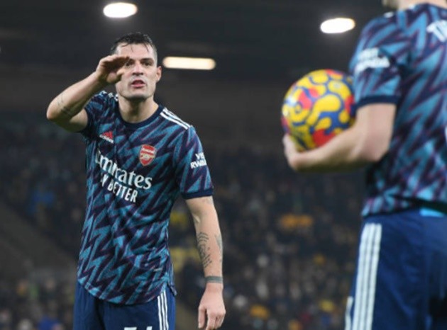 xhaka sút saka + đỡ bóng bằng lưng - Bóng Đá