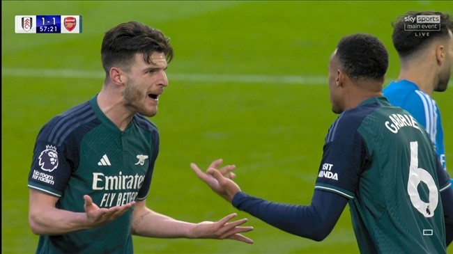 Gabriel calls out Declan Rice - Bóng Đá