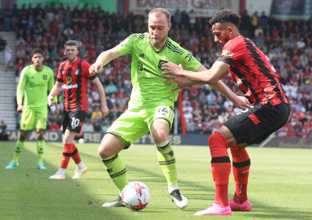 Christian Eriksen the heartbeat for Man United against AFC Bournemouth - Bóng Đá