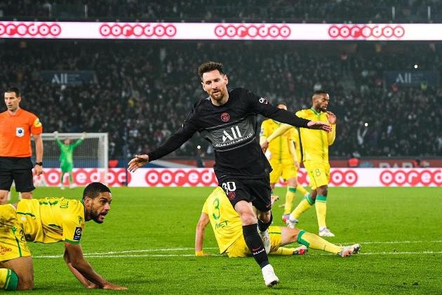 Messi ghi bàn thắng đầu tiên ở Ligue 1 - Bóng Đá