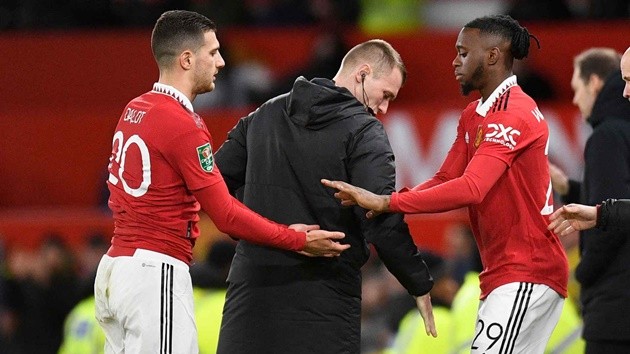 TEN HAG: IT'S CLOSE BETWEEN DALOT AND WAN-BISSAKA - Bóng Đá