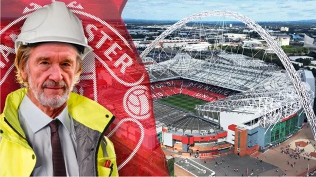 Jaw-dropping pictures show how Man Utd’s 100,000-capacity ‘Wembley of the North’ stadium could look - Bóng Đá