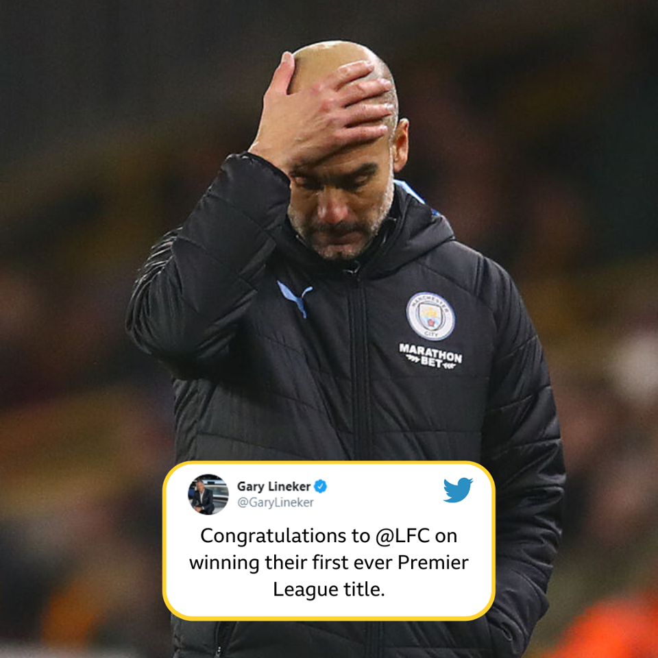 Gary Lineker chúc mừng Liverpool trên Twitter - Bóng Đá