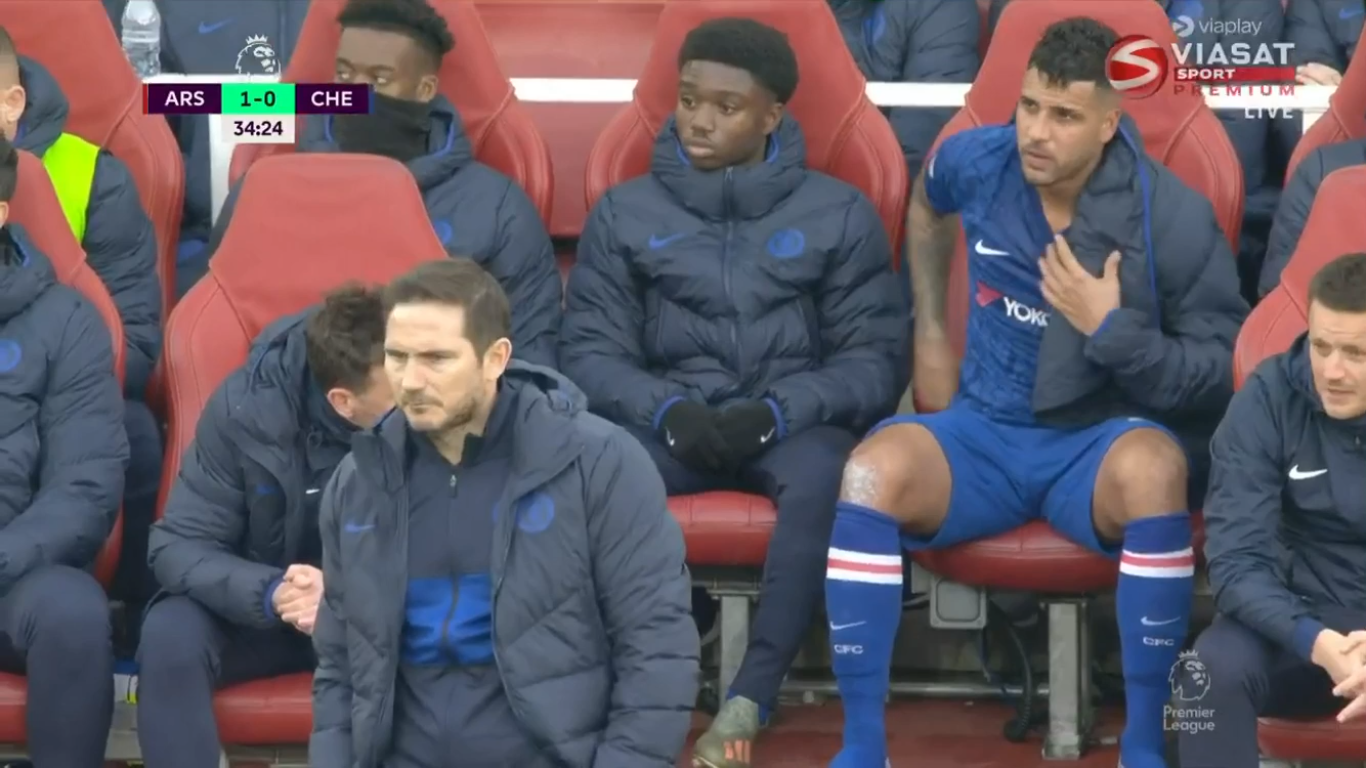 Emerson bấn loạn ra sao sau khi bị Lampard thay ra? - Bóng Đá