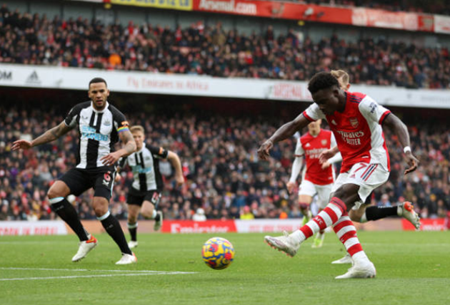 TRỰC TIẾP Arsenal 1-0 Newcastle: Saka lên tiếng (H2) - Bóng Đá