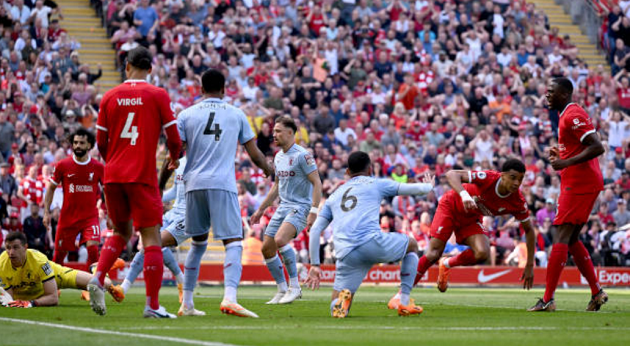 Bị Villa cầm hòa, Liverpool 99% chia tay giấc mơ Champions League - Bóng Đá