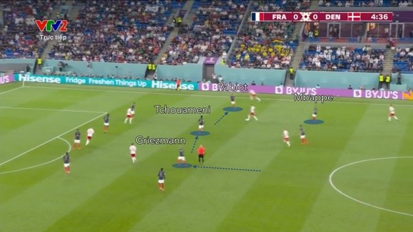 Mbappe lười chạy nhưng Griezmann đã ở đó - Bóng Đá