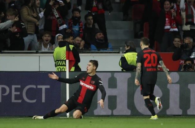 Bayer 04 Leverkusen's substitutes have had their hand in 10 goals (6 goals, 4 assists) in this UEFA Europa League season  - Bóng Đá