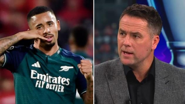 Michael Owen sends ominous warning to Arsenal over Gabriel Jesus injury - Bóng Đá