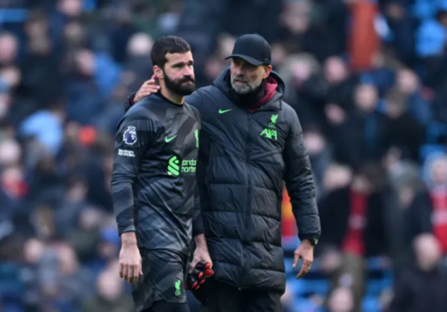 Alisson Becker and Diogo Jota injury concerns after Liverpool draw at Man City, confirms Jurgen Klopp - Bóng Đá