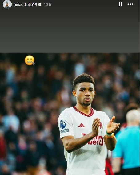 Amad Diallo có động thái khó hiểu - Bóng Đá